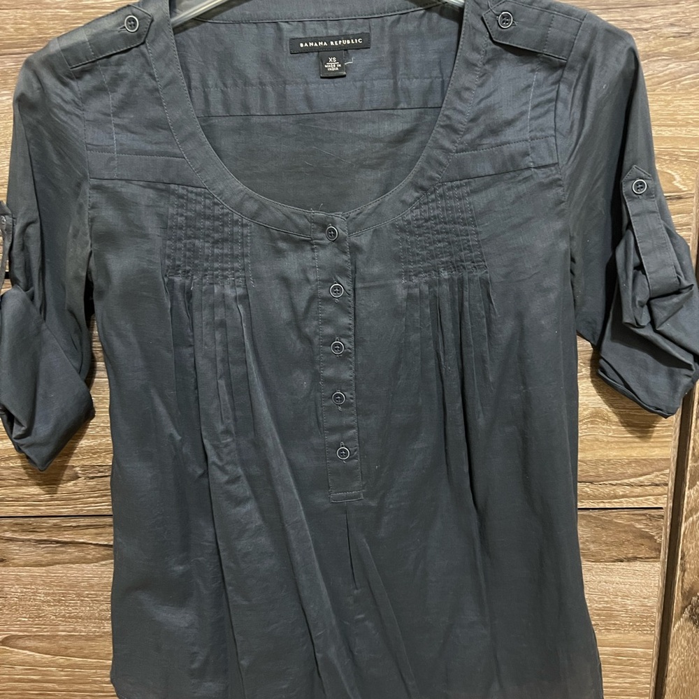 Banana Republic Grey-blue Blouse